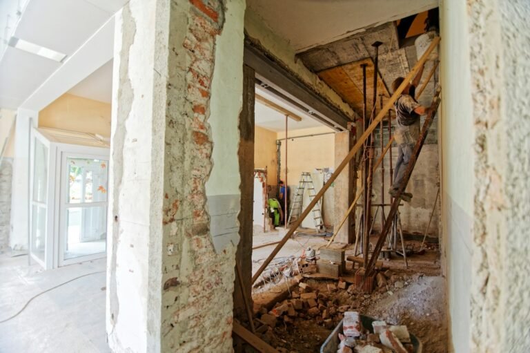 An apartment renovation in progress